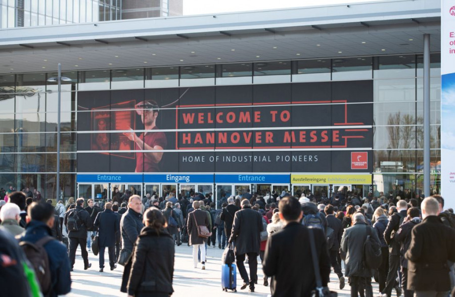 Eingang hannover messe 2019