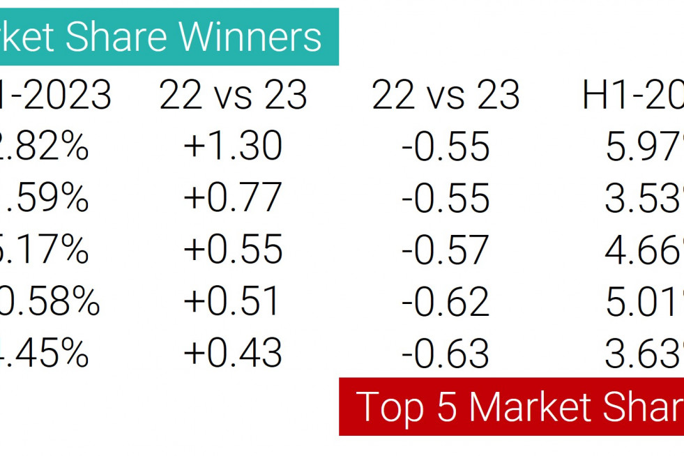 Top Winners & Losers H1