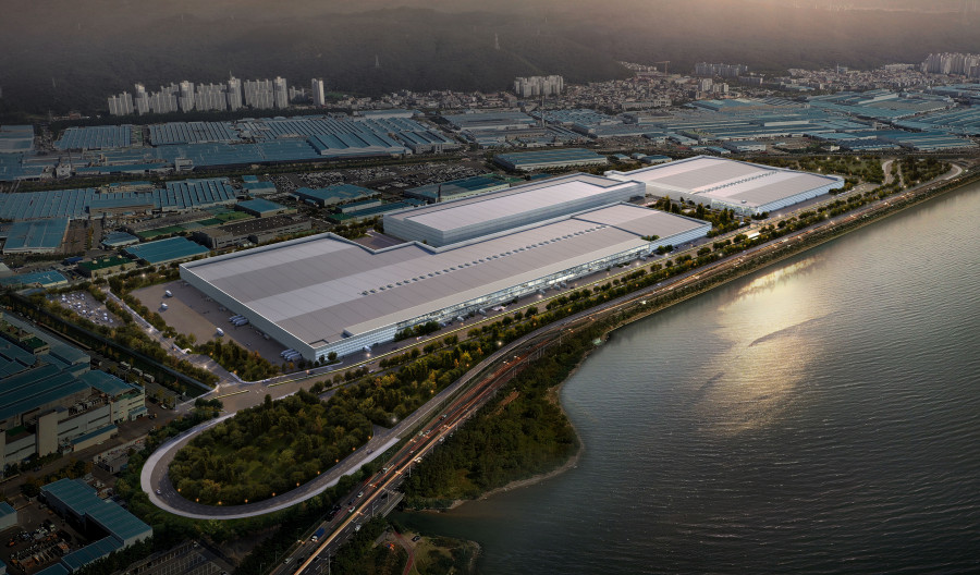 Hyundai new ev dedicated plant in ulsan virtual image