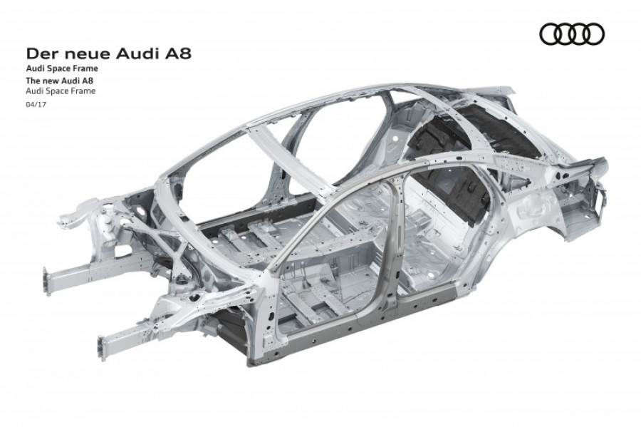 La carroceria del nuevo audi a8 36174
