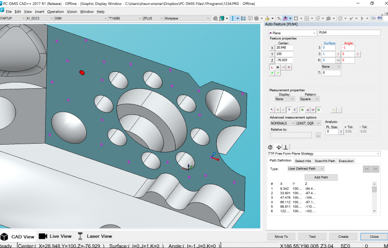 Hexagon mi pc dmis 34833