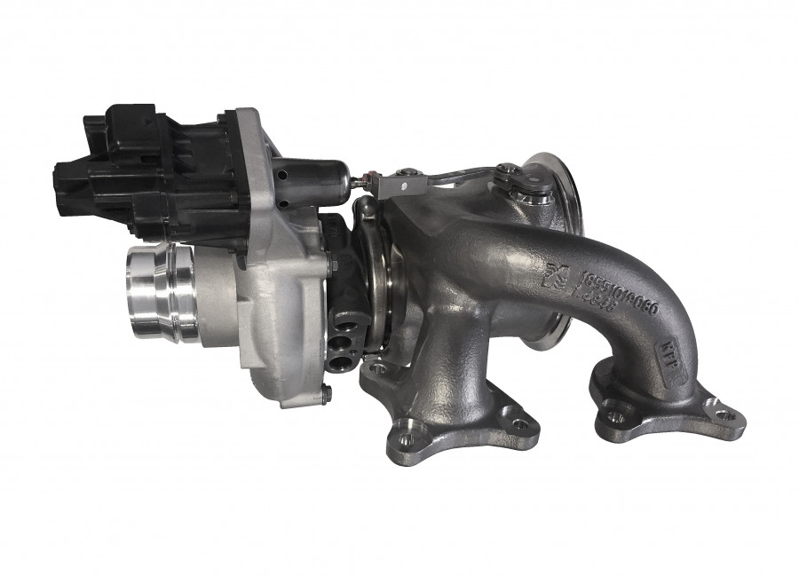 Twin scroll turbocharger high res