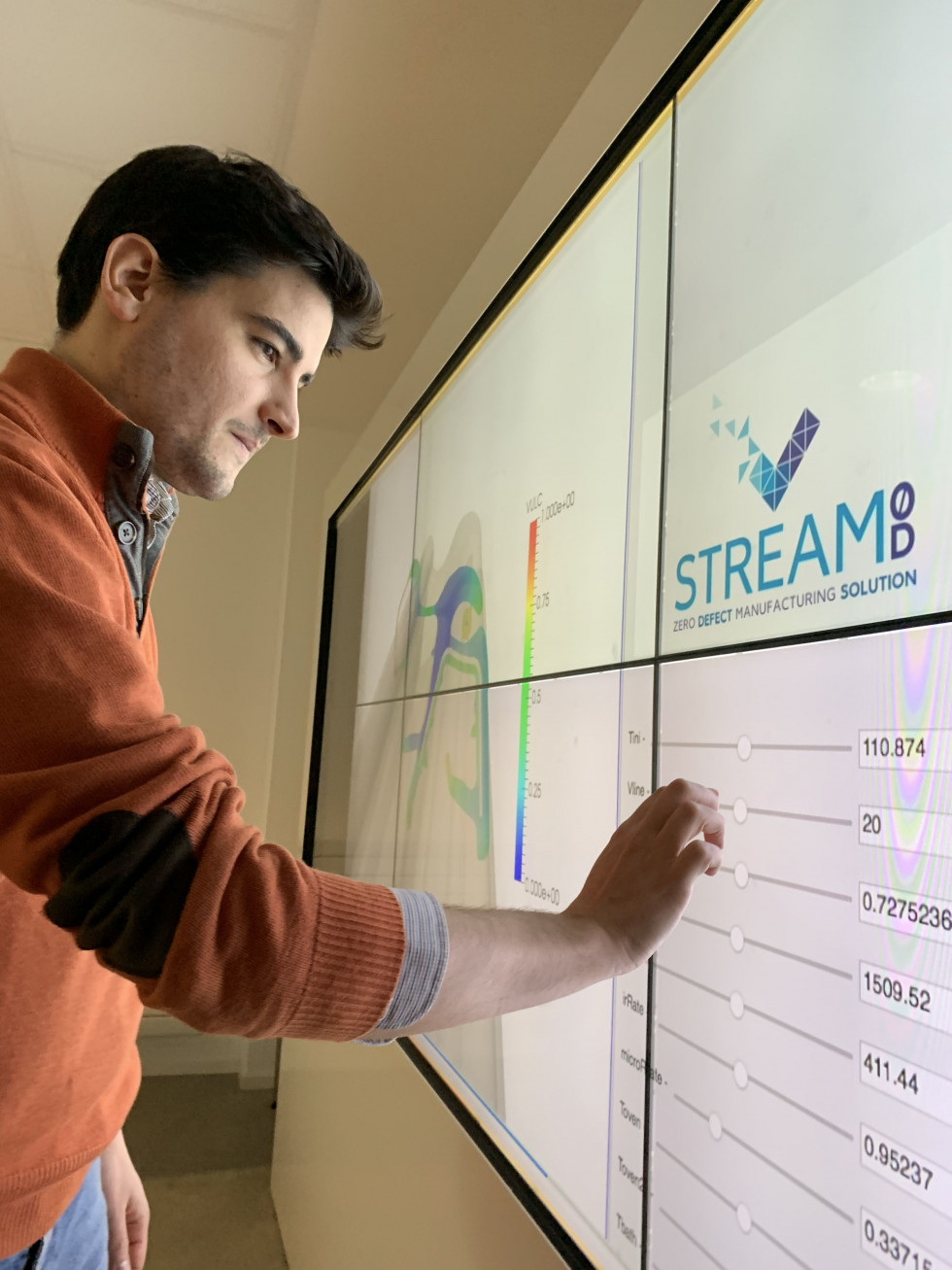 Utilisation de la simulation sur écran tactile