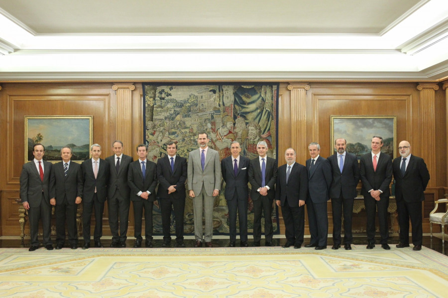 Audiencia SM Rey Felipe VI Alianza por la Competitividad
