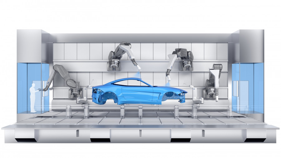 Dürr EcoProBooth un módulo extraordinariamente eficiente que combina pintado de interiores y exteriores 1