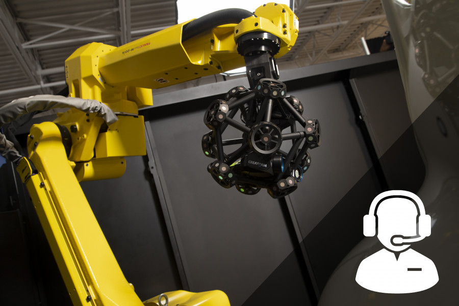 Cube r automated 3d scanning cmm support offer