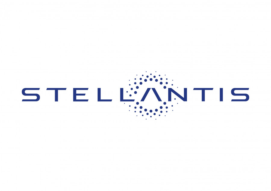 Stellantis logo white background