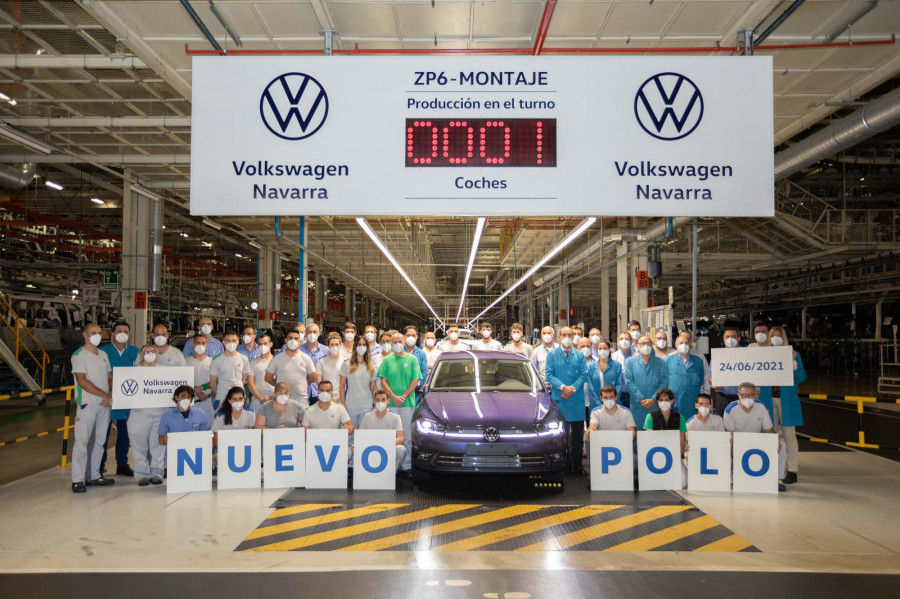 Nuevo volkswagen polo en la fabrica de navarra