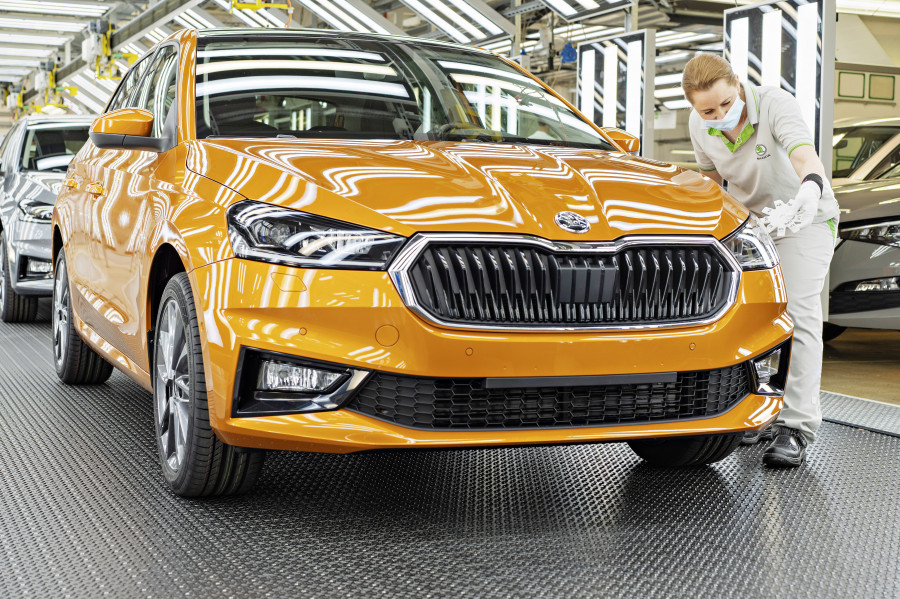 Empieza la produccion del koda fabia en la planta principal de mlada boleslav