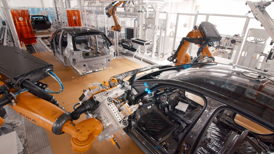 01 duerr vw zwickau pegado ventanas laterales seguimiento de línea