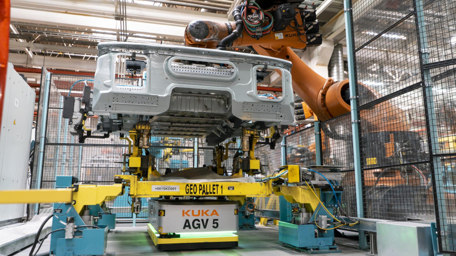 2 KUKA Web Image AGV solution truck cabin assembly
