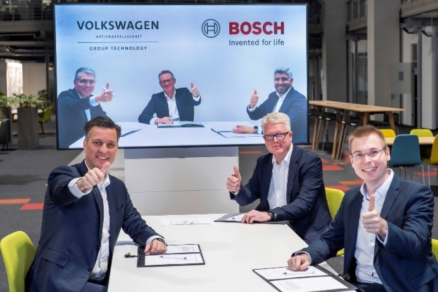 Volkswagen y bosch quieren industrializar los procesos de fabricación de celdas de baterías