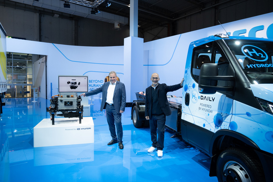 Hyundai iveco fuel cell large van iaa 2022 01