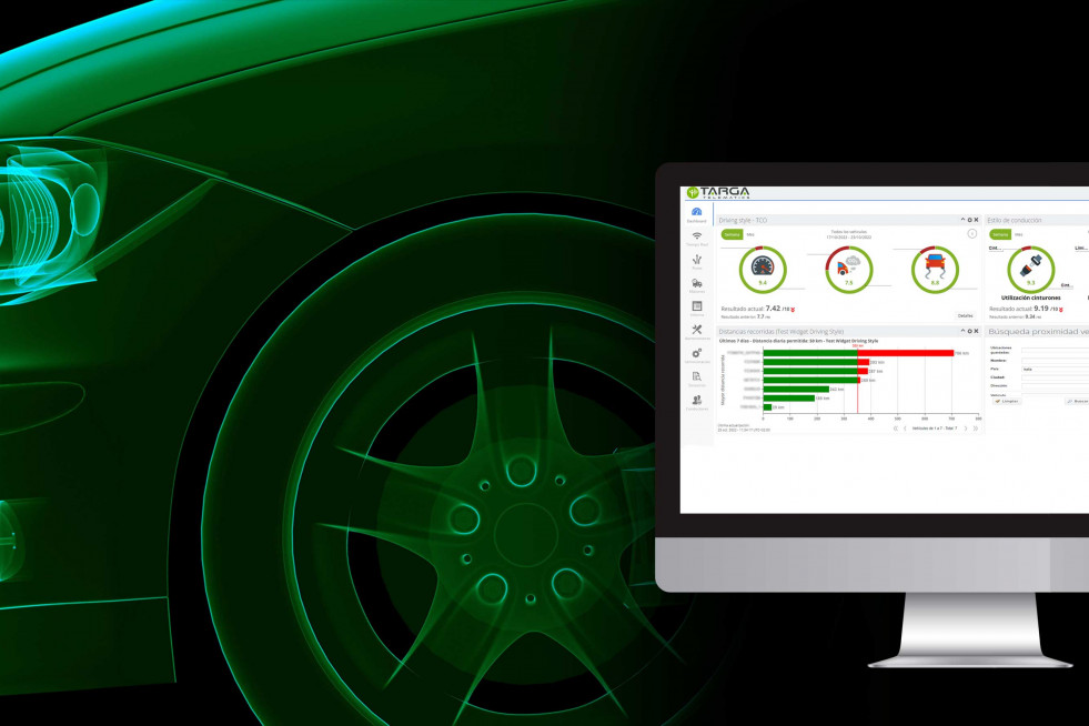 La plataforma de Targa Telematics por integration datos de vehiculos BMW y MINI ES web