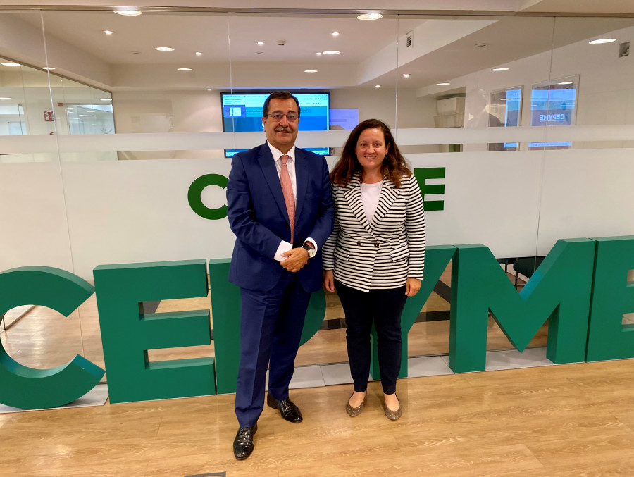Luis Collado y Elena Aparici