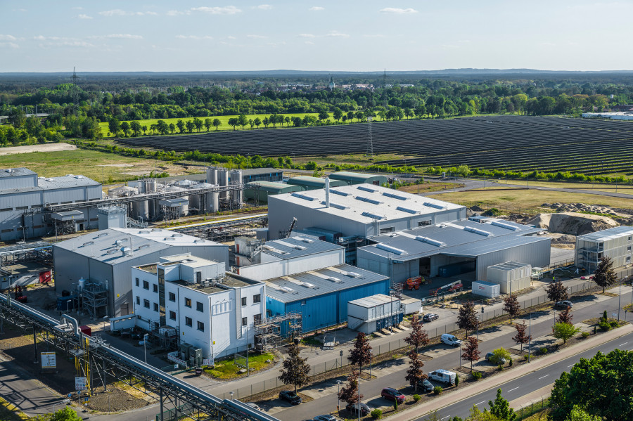 P112 BASF Battery Recycling Black Mass plant Schwarzheide