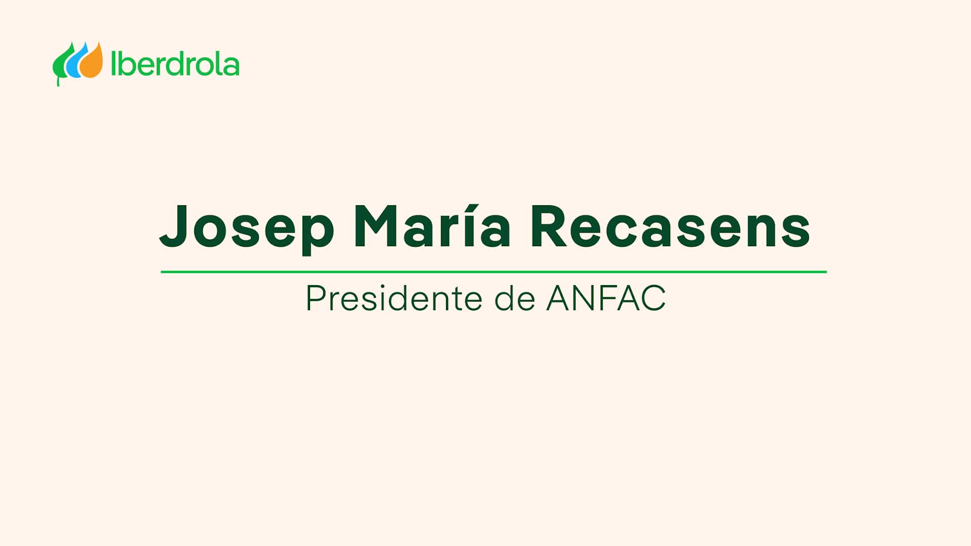 TOTALES JOSEP RECASENS MEDIOS FIRMA IBERDROLA ANFAC IMPULSO VEHICULO