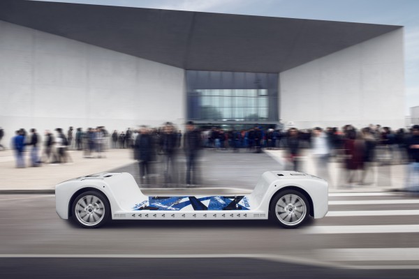 El skateboard (monopatín) de ZF se exhibirá en el CES de Las Vegas.